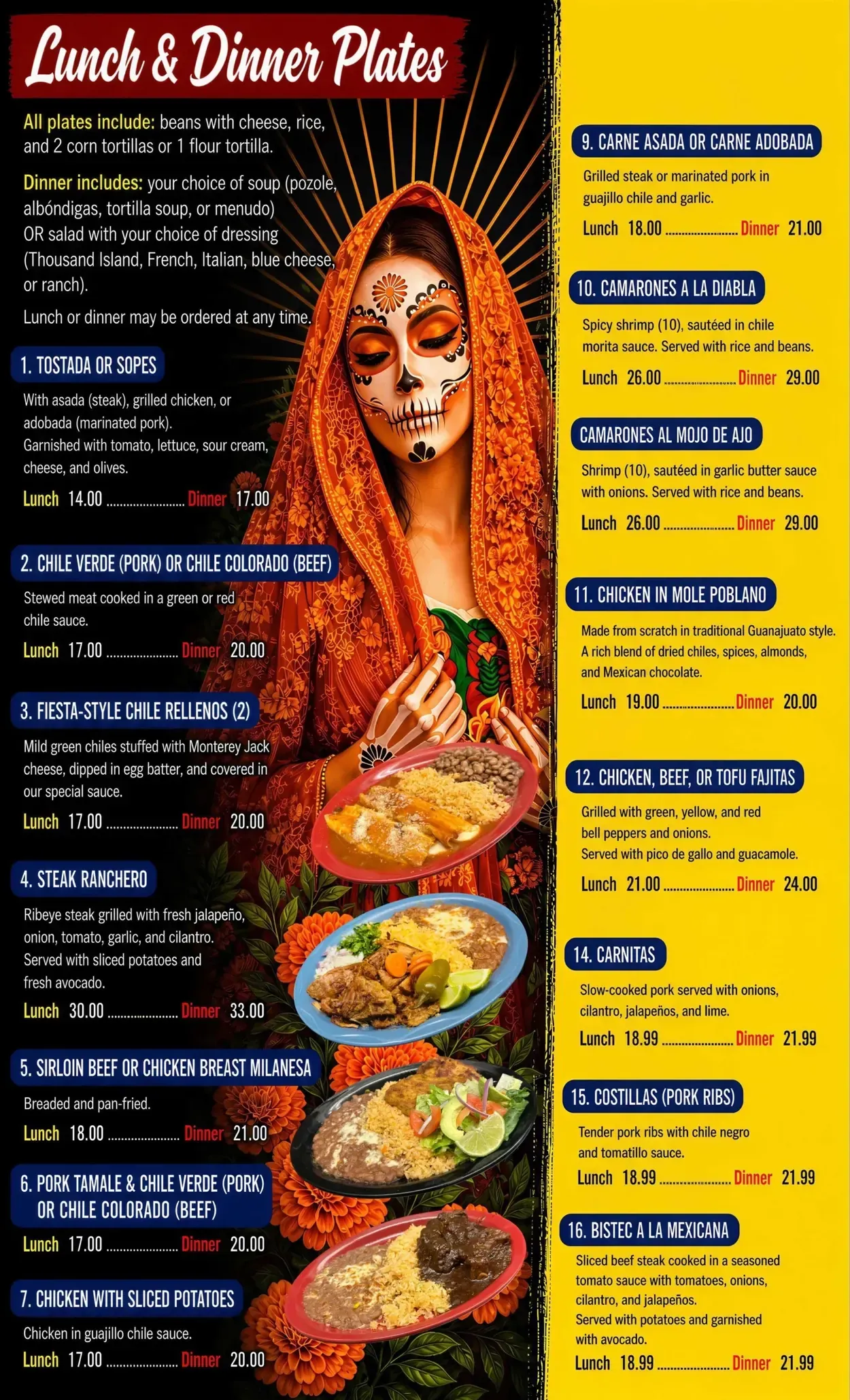 Lunch & Dinner